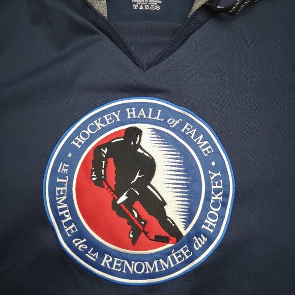 Reebok Hockey Hall of Fame Ladies Size Large Fleece Lined Hooded Jersey - Picture 6 of 10